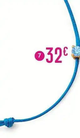 E.Leclerc bracelet cordon et oxyde de zirconium offre