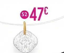 E.Leclerc collier câble et oxyde de zirconium, 40 cm offre