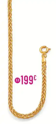 E.Leclerc bracelet maille palmier offre