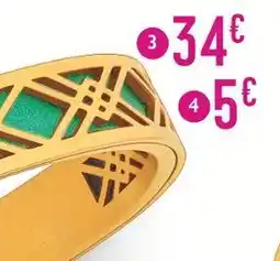 E.Leclerc bracelet jonc Méli Versa en acier doré offre