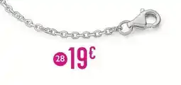 E.Leclerc bracelet en argent rhodié offre