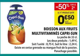 Supeco Capri-Sun Boisson aux fruits multivitaminés offre