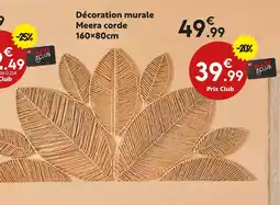Maxi Bazar Décoration murale Meera corde offre