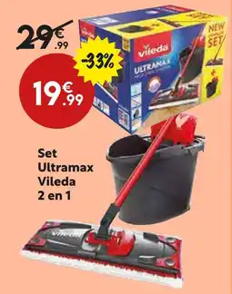Maxi Bazar VILEDA Set Ultramax 2 en 1 offre