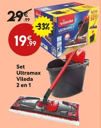 Maxi Bazar VILEDA Set Ultramax 2 en 1 offre