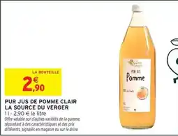 Intermarché Express Signal - pur jus de pomme clair offre
