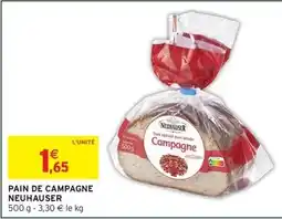 Intermarché Express Neuhauser - pain de campagne offre