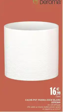 Intermarché Express Signal - cache-pot panna 23cm blanc offre