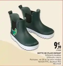 Intermarché Express Botte de pluie enfant offre