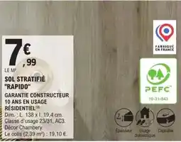 E.Leclerc Brico Dim - sol stratifié rapido offre
