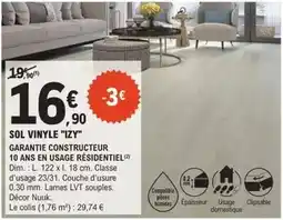 E.Leclerc Brico Dim - sol vinyle izy offre