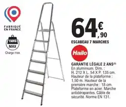 E.Leclerc Brico Hailo - garantie légale 2 ans offre