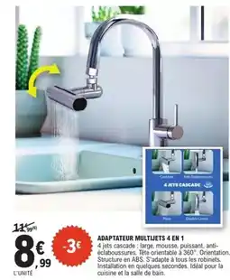 E.Leclerc Brico Tous - adaptateur multijets 4 en 1 offre