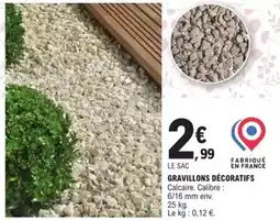 E.Leclerc Brico Gravillons décoatifs offre