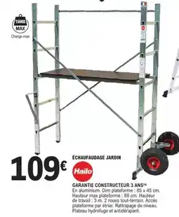 E.Leclerc Brico Hailo - garantie constructeur 3 ans offre