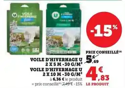 Hyper U U - voile d'hivernage offre