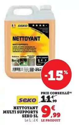 Hyper U Nettoyant multi supports offre