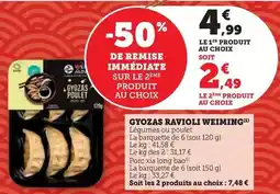 Hyper U Wei ming - gyozas ravioli offre
