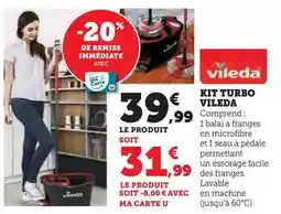 Hyper U Vileda - kit turbo offre