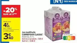 Carrefour Market Carrefour - jus multifruits offre