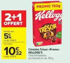 Carrefour Market Kellogg's - céréales trésor offre