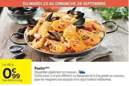 Carrefour Market Paella offre