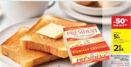 Carrefour Market Président - bœuf graisseur avec fromage à fondue offre