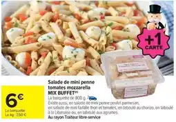 Carrefour Market Mix - salade de mini penne tomates mozzarella offre