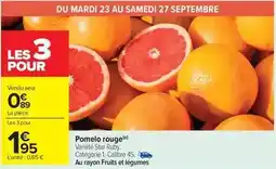 Carrefour Market Pomelo rouge offre