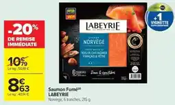 Carrefour Market Labeyrie - saumon fumé offre