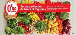 Carrefour Market Tous - sur une sélection de fruits et légumes de fruits et légumes offre
