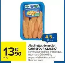 Carrefour Market Carrefour - aiguillettes de poulet offre