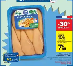 Carrefour Market Carrefour - filets de poulet offre