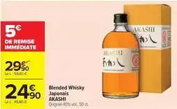 Carrefour Market Akashi - blended whisky japonais offre