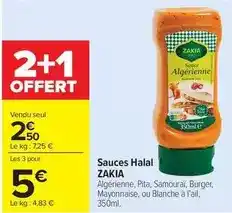 Carrefour Market Zakia - sauces halal offre