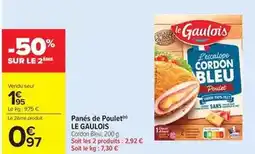 Carrefour Market Le gaulois - panés de poulet offre