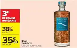 Carrefour Market Eminente - rhum offre