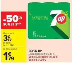Carrefour Market 7 up - seven up offre