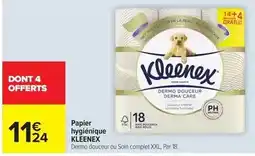 Carrefour Market Kleenex - papier hygiénique offre