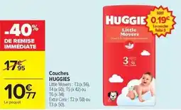 Carrefour Market Huggies - couches offre