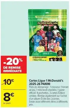 Carrefour Market My - cartes ligue 1 mcdonald's 2025-26 offre
