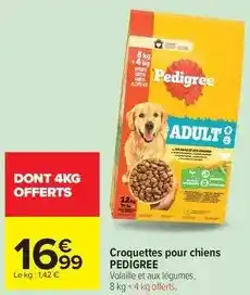 Carrefour Market Pedigree - croquettes pour chiens offre