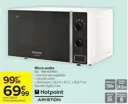 Carrefour Market Hotpoint - micro-ondes offre