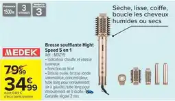 Carrefour Market Medek - brosse soufflante hight speed 5 en 1 offre