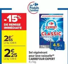 Carrefour Market Carrefour - sel régénnérant pour lave-vaisselle offre