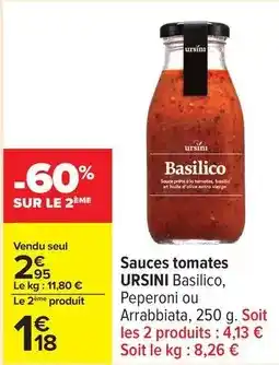 Carrefour Express Sauces tomates offre