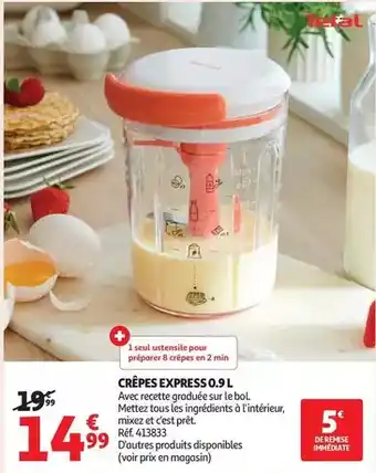 Auchan Supermarché Tous - crêpes expresso offre
