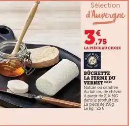 Bi1 Fini - bûchette la ferme du vernet offre