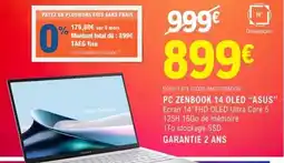 E.Leclerc Asus - pc zenbook 14 oled offre