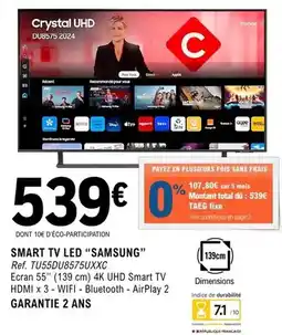 E.Leclerc Samsung - smart tv led offre